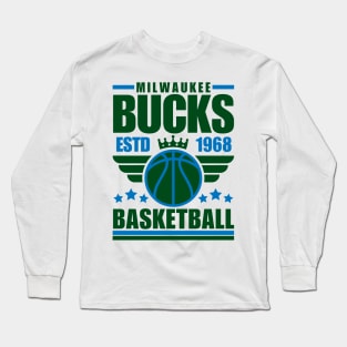 Milwaukee Bucks 1968 Basketball Retro Long Sleeve T-Shirt